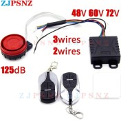 Resim Pengfushop5 Siyah Stil Ebike Alarm Kontrol Sistemi Akıllı Elektrikli Bisiklet Alarm Sistemi Kiti Kilit Scooter Motosiklet Bisiklet Üç Tekerlekli Bisiklet Ebike (Yurt Dışından) 