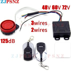 Resim Pengfushop5 Siyah Stil Ebike Alarm Kontrol Sistemi Akıllı Elektrikli Bisiklet Alarm Sistemi Kiti Kilit Scooter Motosiklet Bisiklet Üç Tekerlekli Bisiklet Ebike (Yurt Dışından) 