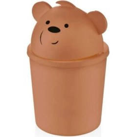 Resim Renkli Mini Masaüstü Çöp Kutusu, Çocuklar Için Sevimli ve Şık 1500 ml 