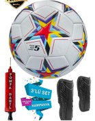 Resim Alastor Şampiyonlar Ligi Futbol Topu Pompa Ve Tekmelik Beyaz - Kırmızı 