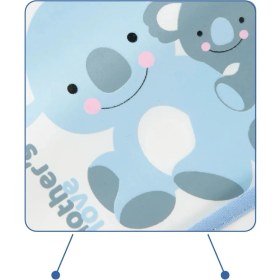 Resim Babyjem Poli Muşamba Mama Önlüğü Küçük Mavi 
