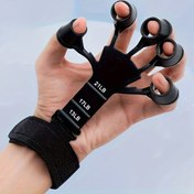 Resim Damar Egzersiz Aleti - 5 Parmaklu Bilek Egzersizi, Kol Egzersizi, Şarjsız, Evde Spor Salonu, Fizik Tedavisi için Parmak Esnekliği Rehabilitasyon Kavrama Gücü Ekipmanı - Noel, Yılbaşı, Sevgililer Günü için İdeal Hediye, Parmak Güçlendirici 