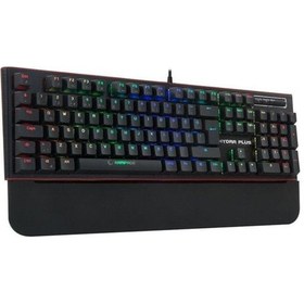 Resim Rampage Hydra R6 Plus Full RGB Blue Switch Ses Portlu İngilizce Mekanik Q Klavye 