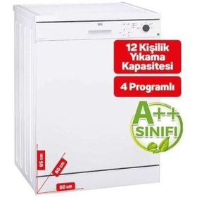 Resim Seg SBM 4001 4 Programlı 12 Kişilik Bulaşık Makinesi 