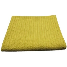 Resim Örgü Desen Bebek Battaniyesi Sarı 100 110 Cm Çok Renkli 