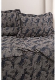 Resim Calantha Lotus 3 Parça Antrasit Pike Takımı 240 X 260 Cm Antrasit 