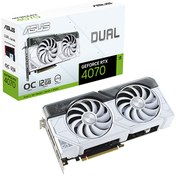 Resim Asus GeForce Dual RTX4070 O12G White Edition RTX4070 12 GB GDDR6X 256 Bit Gaming Ekran Kartı Asus