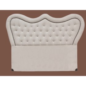 Resim BENGİ TİCARET Başlık 14256 Alc Zümra 150 Lik Çift Kişilik Tay Tüy Krem Kapitone Başlık 