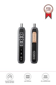 Resim Torima Şarjlı Elektrikli Tornavida Seti 162 Parça Manyetik Led Ekranlı Alüminyum Kasa TTS06 Gri 