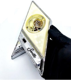 Resim BsElektronik Etiketçilere Özel Seville Lamba Direk Lambası Gazetelik Beyaz Gold Tasarım 