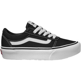 Resim Vans Kadın Sneaker VN0A4UUV1871 MY Ward Platform (Canvas) Black/White 