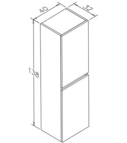 Resim Orka Dinar/Enez 40 Cm Teak Banyo Boy Çamaşır Dolabı Diğer 