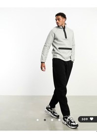 Resim Nike Sportswear Tech Fleece Half-zip Erkek Sweatshirt Ndd Sport Gri 