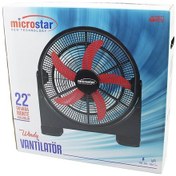 Resim Windy 22 İnç 55cm Fan Vantilatör 2in1 Masa Altı - Duvara Monte 180 Derece 3-kademe Hız 5-pls.kanat Hc-1045 5256 