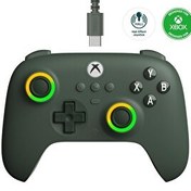 Resim 8bitdo Ultimate C Kablolu Hall Effect Controller Xbox Series X Series S - 0ne & Windows PC Oyun Kolu Koyu Yeşil 