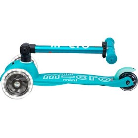 Resim Micro Mini Micro Deluxe Foldable Led Aqua Unisex Çocuk Scooter 
