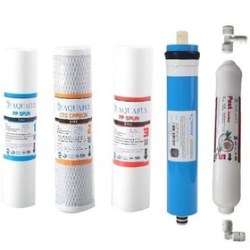Resim Aqua Fly Vontron Membranlı Su Arıtma Filtresi 5Li Takım Arıtıcı Filtresi 