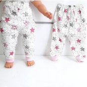 Resim by BebekOdam Yıldızlı Tek Alt Bebek Penye Pijama 