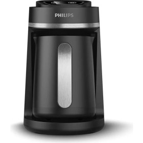 Resim Philips 5000 Serisi Türk Kahvesi Makinesi, Közde Türk Kahvesi Pişirme Fonksiyonu, Kullanımı Kolay Dokunmatik Tuşlar Siyah & Metal, HDA150/61 