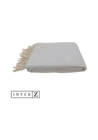 Resim %100 Pamuk Plaj Havlusu, Xxl 100x180cm, Marmaris, Gri 