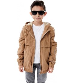 Resim Benitto Kids Erkek Çocuk Kapüşonlu Yağmurluk 51362 Bej 
