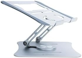 Resim G68g Gri Notebook Standı - Metal, 360° Döner, Yükseklik & Açı Ayarlı Ergonomi, GRİ 
