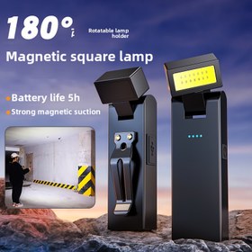 Resim USB Şarj Edilebilir Süper Parlak Mini El Feneri – Döner Baş Tasarım, Kompakt & Taşınabilir Kamp, Balıkçılık ve Tamir İşleri için – Kamp ve Günlük Kullanım İçin Vazgeçilmez 