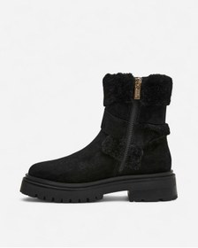 Resim Steve Madden Lodge Black Sued Kadın Siyah Bot Lodge 