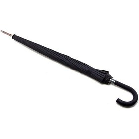 Resim Erkek Protokol Baston Şemsiye 110 CM Çap Boy 90 CM Siyah 