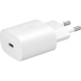 Resim Samsung Galaxy SM-F711 Flip 3 EP-TA800 Beyaz 25W Type-C Fast Şarj Adaptörü 