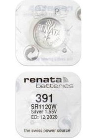 Resim Renata 391 SR1120W 1.55V Saat Pili 10'lu 