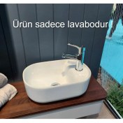 Resim Turkuaz Cerastyle Aqua Mini 42X28 Lavabo 