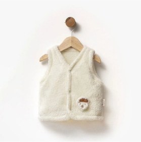 Resim Bebbemini Bebek Yelek 2405 Krem 