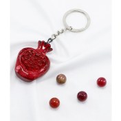 Resim Bolluk, Bereket Sembolü Seramik Nar Figürlü Anahtarlık, Hediyelik Çanta Süsü 