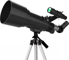 Resim 400 x 70 Mm Açıklıklı Refrakter Teleskoplar 15x - 150x Telefon Adaptörlü Reflex 