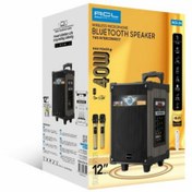 Resim ACL ACS-24 40W 12 İNC HOPARLÖRLÜ ÇİFT MİKROFONLU KUMANDALI BLUETOOTH HOPARLÖR 