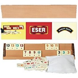 Resim Ahşap Okey Takımı 