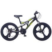 Resim Salcano Nova 20 Jant Disk Fren Çocuk Bisikleti (120 145 cm boy) Siyah Sarı 