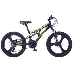 Resim Salcano Nova 20 Jant Disk Fren Çocuk Bisikleti (120 145 cm boy) Siyah Sarı 