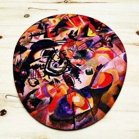 Resim Harikapoli Wassily Kandinsky - Oval Mouse Pad Bilek Destekli 1 