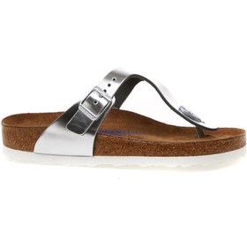 Resim Birkenstock Gizeh Sfb Nl Metallic 4052605658502 Kadın Terlik 