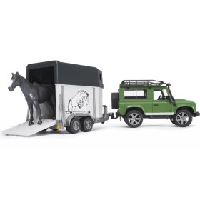 Resim Bruder Land Rover Arazi Aracı & At Nakil Aracı - BR02592 