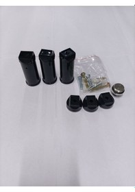 Resim Toprak Havlupan Siyah Renk 3 'lü Havlupan Radyatör Montaj Seti 