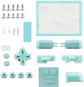 Resim OSTENT Tam Tamir Parçaları Yedek Konut Shell Case Kit Nintendo DS Lite NDSL Renk Açık Mavi 