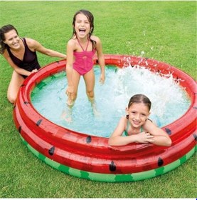 Resim Intex Karpuz Desenli Şişme Havuz 168 x 38 CM Çok Renkli 