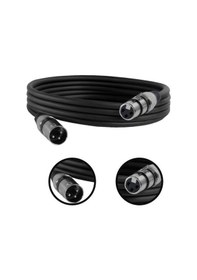 Resim Midex Mxl-3m-bk Kaliteli Xlr To Xlr 3 Mt. Mikrofon Kablosu 