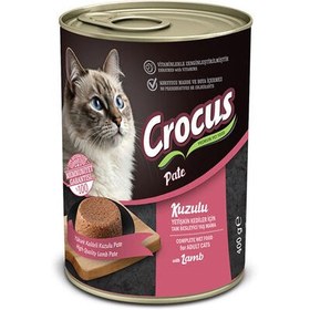 Resim Crocus Pate Kuzu Etli Kedi Konservesi 400 Gr 