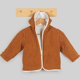 Resim Luckka Heritage Puffy Astarlı Peluş Bebek Çocuk Ceket - Kopüşonlu Peluş Mont - Ztpufceket Kahverengi 