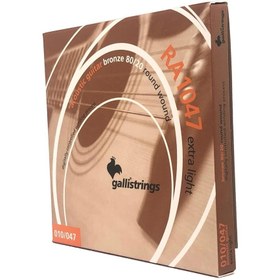 Resim Hype Store Gallistrings RA1047 EXTRA LIGHT Akustik Gitar Teli 
