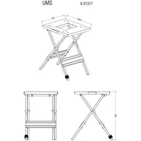 Resim Metabo Ums Gönye Kesme Tezgahı (631317000) 